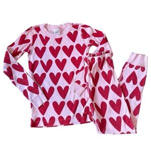 Hanna Andersson Red Heart Kids Pajama Set